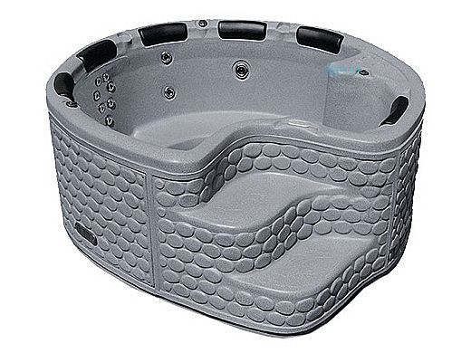 Laguna Spas 6 7 Person Plug And Play 15 Jet Hot Tub With Led Lights Greystone Ls500