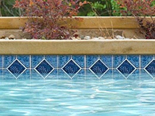 National Pool Tile Tropics Series Dolphin | Aqua | TRO-AQUA DOL | Pool ...