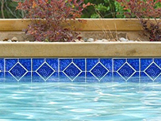 National Pool Tile Tropics Series Dolphin | Cobalt | TRO-COBALT DOL ...