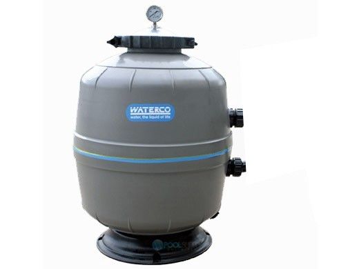 Waterco HRV 24 High Pressure Side Mount Fiberglass Sand Filter with  Multiport Valve, 3.1 Sq. Ft. 63 GPM, 222072485