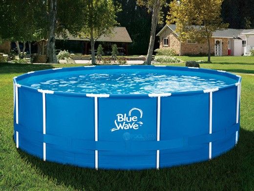 Blue Wave 16 ft. x 32 ft. Rectangular Blue In-Ground Safety Pool