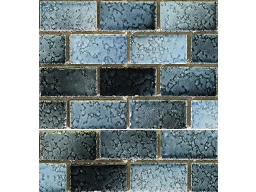 Fujiwa Tile Glasstel Mosaic Series 78 X 1 78 Aqua Glasstel 31 8259