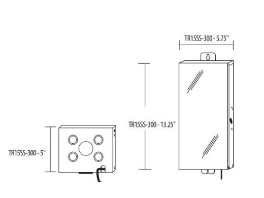 Sollos Commercial Grade Transformer 15v 300w300va 6 Cord 304