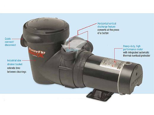 powerflo matrix pool pump