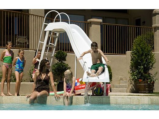 Inter-Fab X-Stream 2™ 6'6 Double Turn Swimming Pool Slide