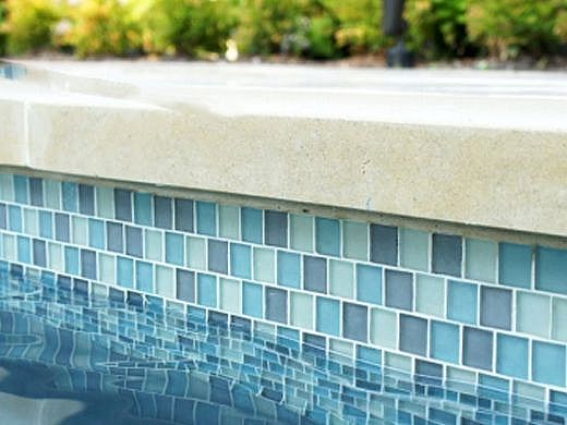 National Pool Tile Oceanscapes 1x1 Glass Tile | Surfside | OCN-SURFSIDE ...