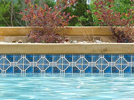 National Pool Tile Moonbeam Series | Terra Blue | STB807