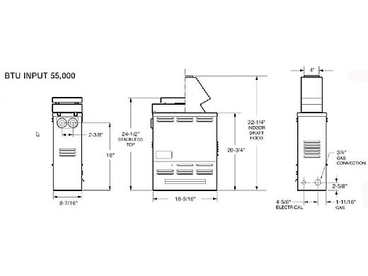 Raypak Versa 55k BTU Above Ground & Spa Heater | 010435 | Pool Supply ...