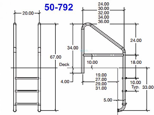 SR Smith Elite Dade County Ladder | Florida Rollout + Cross Brace 36 ...